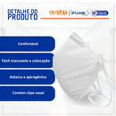 Mascara Respiratória PFF2 N95 1un - Nuca Neve