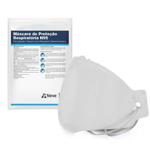 Mascara Respiratória PFF2 N95 1un - Nuca Neve