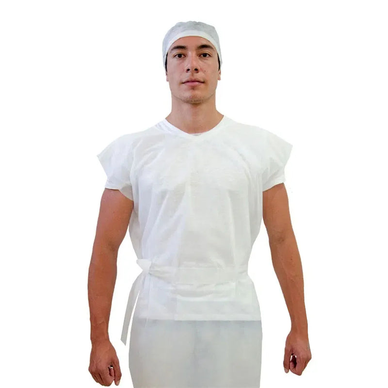 Avental Sem Manga 20g TNT Branco - Anadona