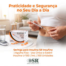 Seringa Insulina 0,5ml Com Agulha Fixa 30X0,80 100un - SR