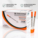 Seringa Insulina 0,5ml Com Agulha Fixa 30X0,80 100un - SR