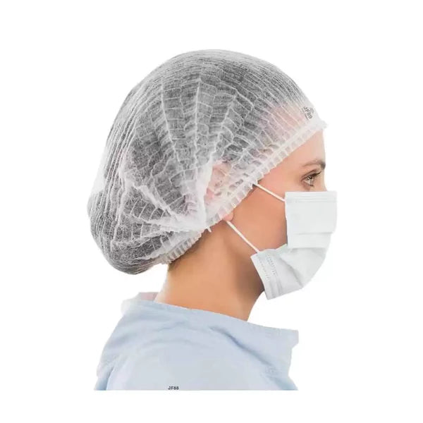 Touca Descartável Branca 20G 100un - Dejamaro