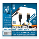 Cabo HDMI 2.0 Ultra HD 3D 4K Banhado À Ouro Tecido 3m - MB