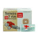 Torneira Descartável 3 Vias Luer Lock - Descarpack