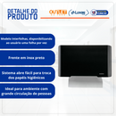 Dispenser Para Papel Toalha Interfolhas 3D Inox Preto - Select Nobre