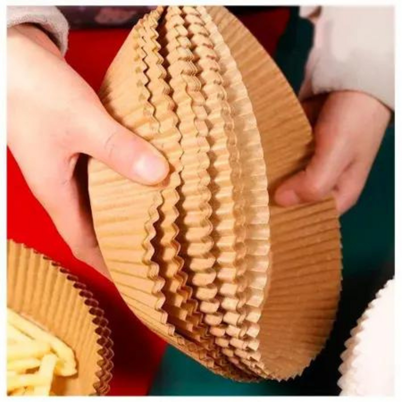 Forma Descartável Para Airfryer Redonda 50un - MC