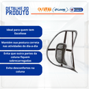 Encosto Lombar Postural Ortopédico Sente Bem - Supermedy