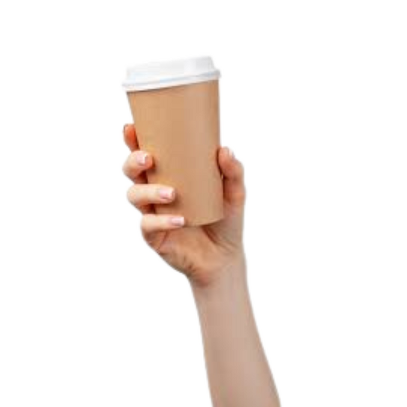 Tampa Plástica Para Copo Térmico de Papel 120ml 25un - Inoven