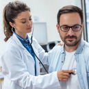 Estetoscópio Rappaport Duplo Preto - Supermedy