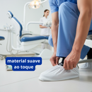 Sapatilha Propé Descartável 100 Unidades TNT Sanfonada Com Elástico Marca Dr. Luvas