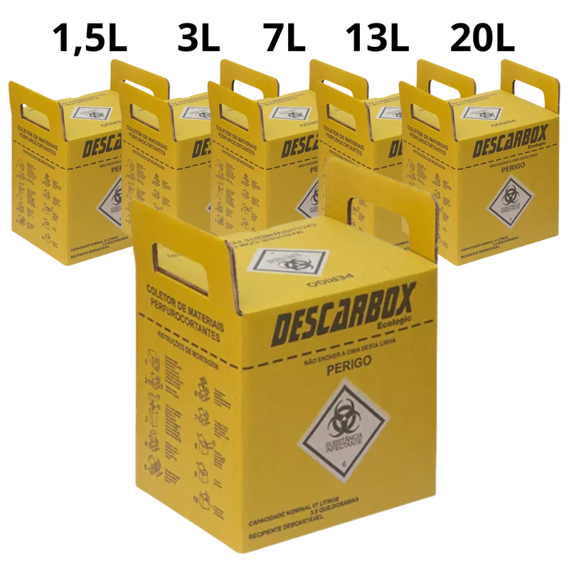 Caixa Coletora Para Material Perfurocortante - Descarbox