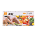 Luva TPE Transparente Sem Pó 100un - Talge