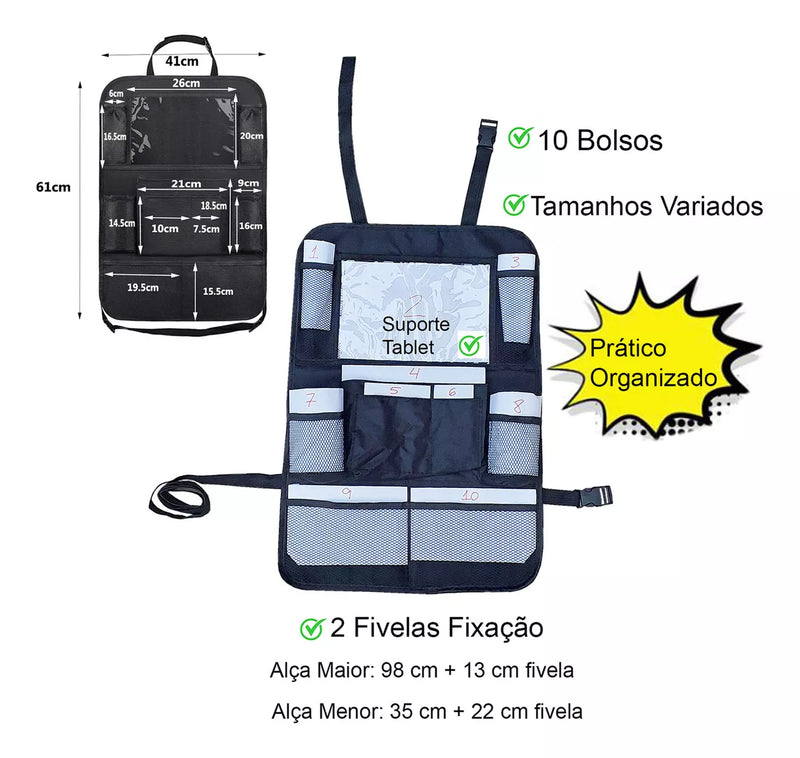 Suporte Organizador Para Banco de Carro - MB