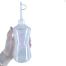 Almotolia 500ml Transparente Bico Reto - Biomedica