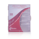 Unha Postiça Longa Realista Transparente 100un - Gwen