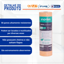 Pano Multiuso 28cm x 25m Laranja - Inoven