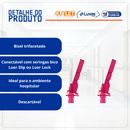 Agulha Com Dispositivo De Segurança 40x1,20mm 18G 100un - Descarpack