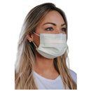 Máscara Cirúrgica Tripla Branca com Elástico 50un - Inoven