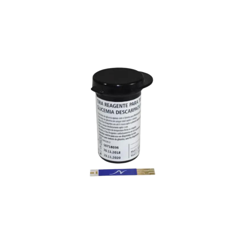 Tiras Reagentes Glicemia 100un - Descarpack