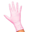 Luva de Procedimento Nitrílica Rosa Sem Pó 100un  - Nugard