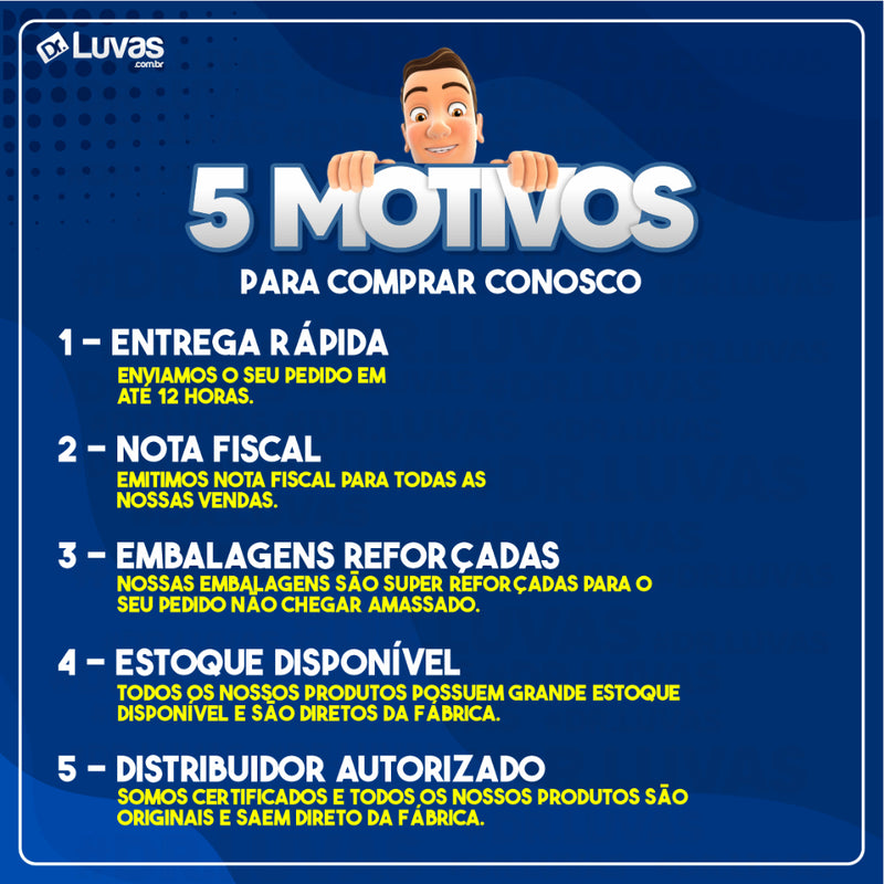 Luva Nitrílica Preta Sem Pó 100un - Talge