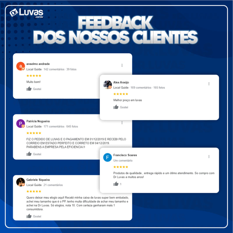 Luva Nitrílica Preta Sem Pó 100un - Talge