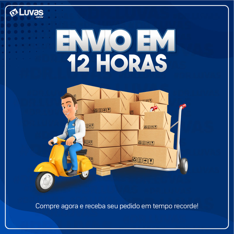 Luva Nitrílica Preta Sem Pó 100un - Talge
