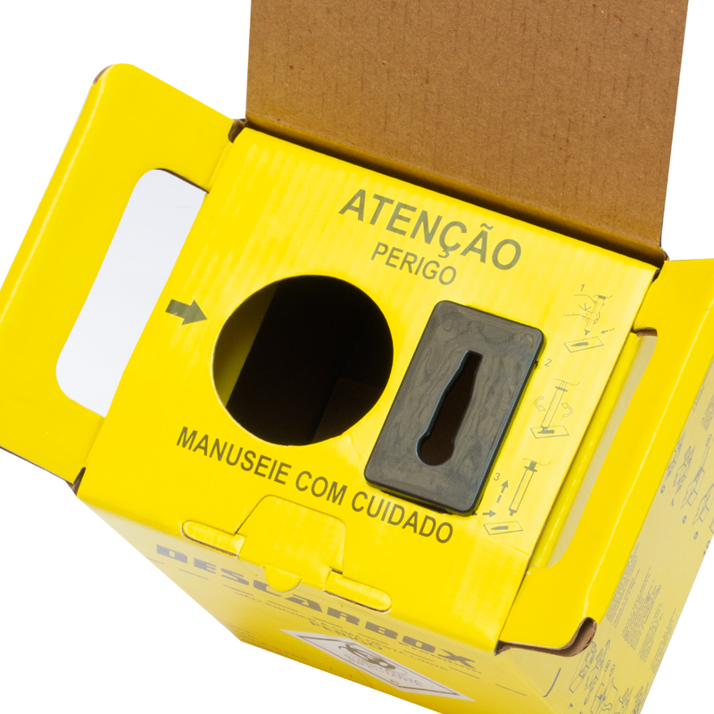 Coletor 1,5L Para Material Perfurocortante Premium - Descarbox
