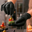 Luva Nitrílica Preta Sem Pó 100un - BMedical