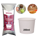 Pote de Papel Para Sorvete 250ml 25un - Vabene