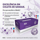 Scalp Para Coleta Múltipla à Vácuo 21G 50un - Medix