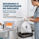 Saco de Lixo Infectante Branco 30L 100un - Medix