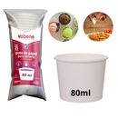 Pote de Papel Para Sorvete 80ml 50un - Vabene