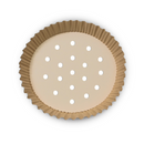 Forma Descartável Para Air Fryer Redonda Com Furo 24x25cm 25un - Inoven