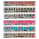 Unha Postiça Almond Decorada 12un - MB