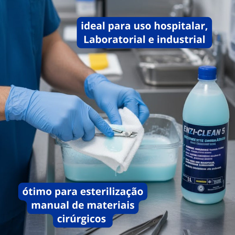 Detergente Enzimatico 1L  Uso Profissional Am - Clean