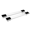 Suporte Carrinho Base Ajustável Para Mover Eletros Com Rodas