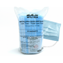 Mascara Descartável Com Tiras Caixa Com 50un - WILTEX