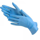 Luva  de Procedimento Nitrilica Azul Sem Pó 100un - Live