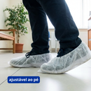 Sapatilha Propé Descartável 100 Unidades TNT Sanfonada Com Elástico Marca Dr. Luvas