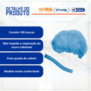 Touca Descartável TNT Azul 100un - Anadona