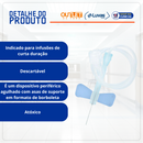 Scalp Com Dispositivo De Segurança Luer Lock 25g 100un - Medix