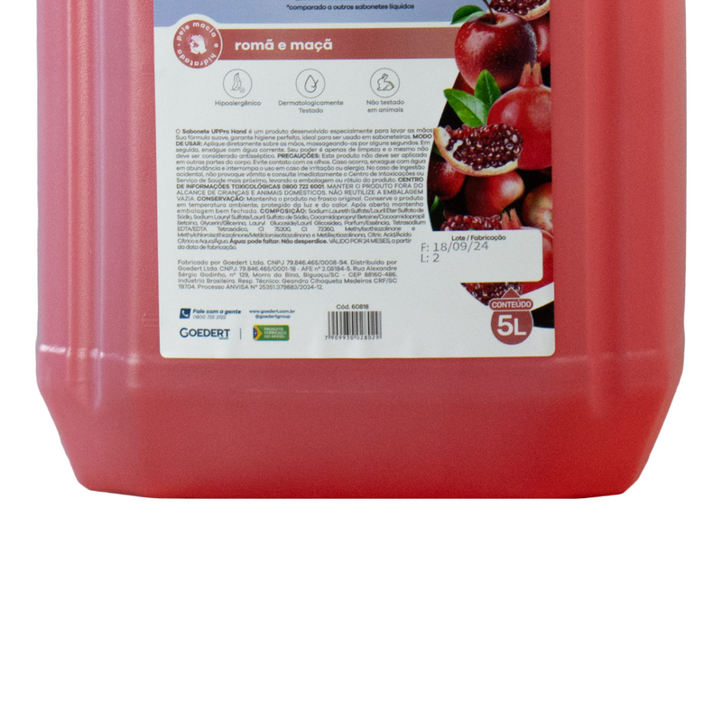 Sabonete De Espuma 5l Romã e Maçã - Up Pro Nobre