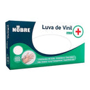 Luva de Procedimento Vinil Sem Pó 100un - Nobre