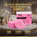 Touca Descartável TNT Rosa 100un - Talge