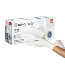 Luva De Procedimento Nitrilica Branca Sem Pó 100un - Unigloves