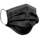 Máscara Tripla Descartável Preta 50un - Medix