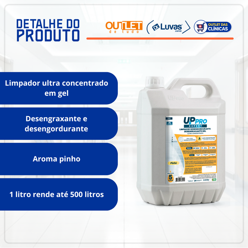 Limpador Desengraxante e Desengordurante Concentrado 5l - Nobre