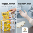 Luva de Procedimento Látex Branca Com Pó 100un - Descarpack