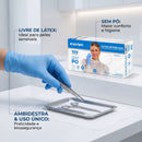 Luva de Procedimento Nitrílica Azul Sem Pó 100un - Inoven